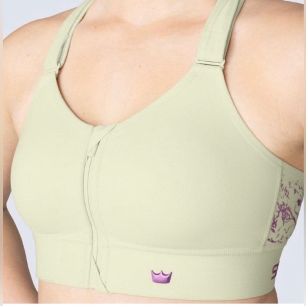 SHEFIT Flex Sports Bra Medium Impact Women's Pastel Lime Sports Bra Size:6 Luxe